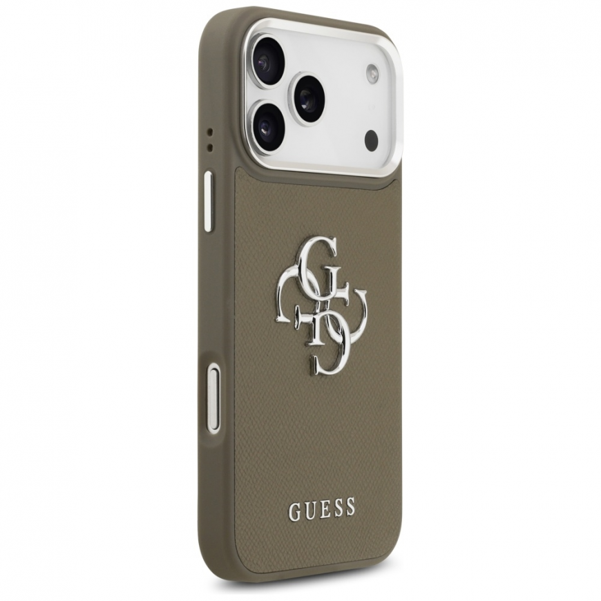 Guess Grained Big 4G Classic Logo Case for iPhone 17 Pro Max Bro – 4
