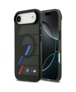 BMW M IML Metal Buttons Tricolor Lines MagSafe Case for iPhone A