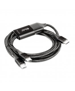 CLUB3D CAC-1527 USB kabelis 1,83 m USB C 2 x USB C Melns