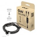 CLUB3D CAC-1527 USB kabelis 1,83 m USB C 2 x USB C Juoda
