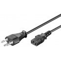 Microconnect PE160418 virtajohto musta 1,8 m Virtapistoke tyyppi J C13 liitin