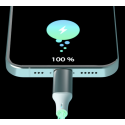 Qualo QCS-AC-00 Glowing Кабель USB-A – USB-C /15W / 1m / LED Qualo QCS-AC-00 Glowing Кабель USB-A – USB-C /15W / 1m / LED