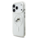 Karl Lagerfeld IML K&CH Heads Metal Frame MagSafe Case for iPhon