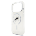 Karl Lagerfeld IML K&CH Heads Metal Frame MagSafe Case for iPhon