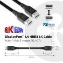 CLUB3D DisplayPort 1.4 HBR3 8K Cable M/M 5m /16.40ft CLUB3D DisplayPort 1.4 HBR3 8K Cable M/M 5m /16.40ft