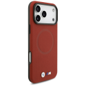 BMW M FW Metal Logo MagSafe Case for iPhone 17 Pro Max Red