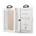 Guess Silicone Line Triangle Case for iPhone 11 Pink