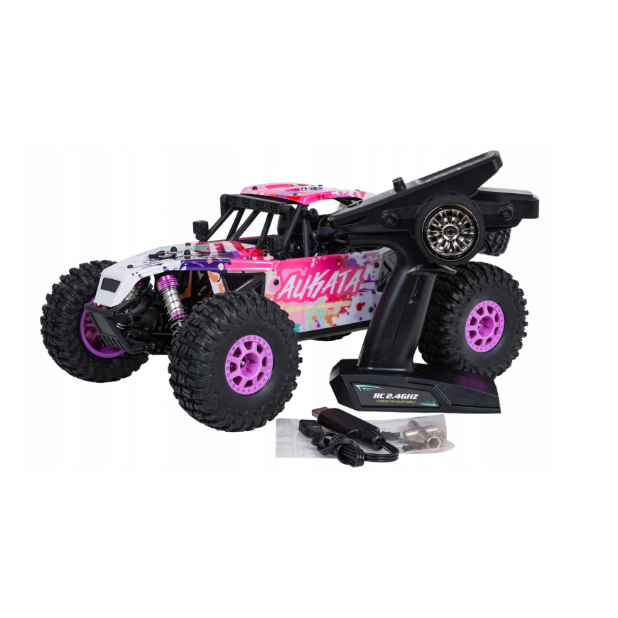 RoGer RC Crawler ALIKATA 1:12 Remote control off-road car Purple – 3