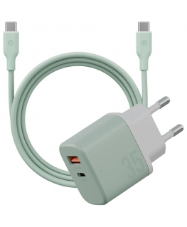 Wall charger Bazic GoPort Velox Kit USB-C|USB-A GaN 35W with cab