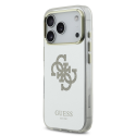 Guess PC|TPU Mirror 4G Glitter Logo MagSafe Case for iPhone 17 P