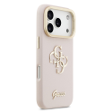 Guess PU Grained 4G Logo Stand Camera Frame Case for iPhone 17 P