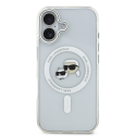 Karl Lagerfeld IML K&CH Heads Metal Frame MagSafe Case for iPhon
