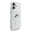 Karl Lagerfeld IML K&CH Heads Metal Frame MagSafe Case for iPhon