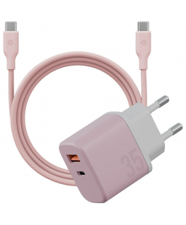 Wall charger Bazic GoPort Velox Kit USB-C|USB-A GaN 35W with cab