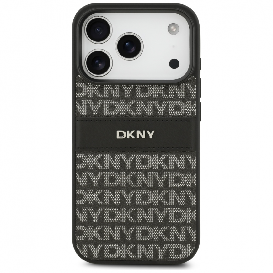 Etui DKNY Repeat Texture Pattern with Tonal Stripe do iPhone – 3
