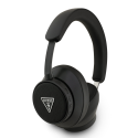 Guess PU Saffiano Triangle Logo ENC Wireless Headphone Black