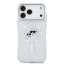 Karl Lagerfeld IML K&CH Heads Metal Frame MagSafe Case for iPhon Karl Lagerfeld IML K&CH Heads Metal Frame MagSafe Case for iPhon