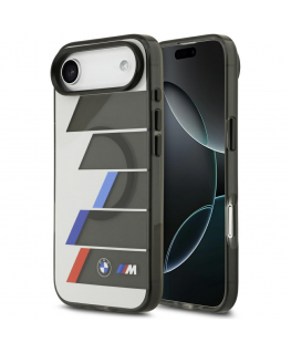 BMW M IML Metal Buttons Tricolor Lines MagSafe case for iPhone A