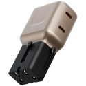 Wall charger Energea TravelGo Adapter 45 2xUSB-C 45W gold-black Wall charger Energea TravelGo Adapter 45 2xUSB-C 45W gold-black