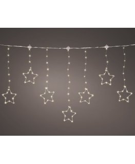 Lumineo Micro LED star twinkle koristevalosarja ulkokäyttöön, 120 x 60 cm