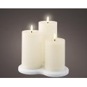 Lumineo перезаряжаемые восковые свечи, 3 шт., белый Lumineo перезаряжаемые восковые свечи, 3 шт., белый