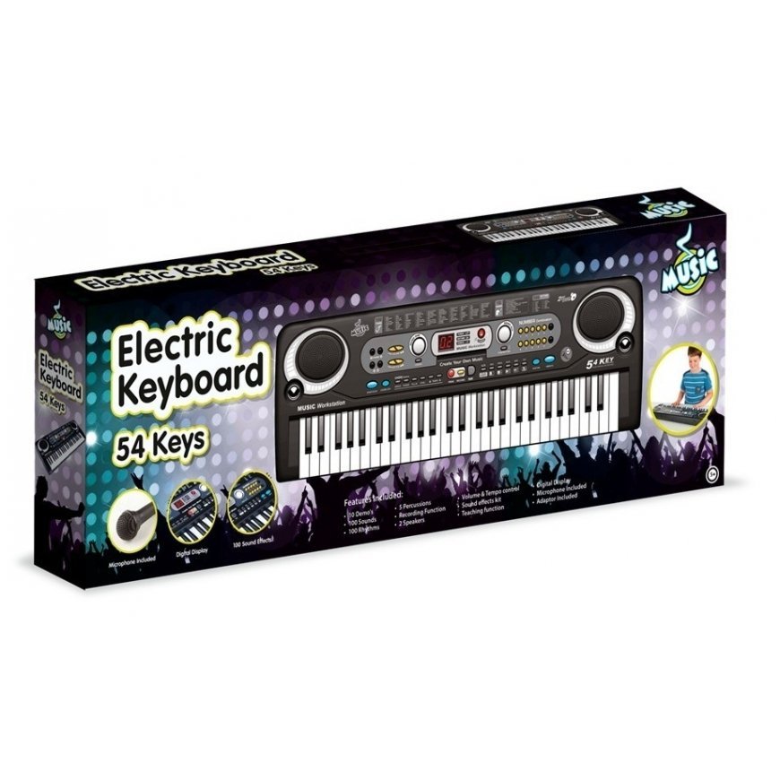 Music Mūzikas tastatūra un mikrofons