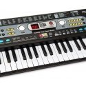 Muzikos klaviatūra ir mikrofonas Muzikos klaviatūra ir mikrofonas