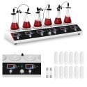Steinberg Systems Laboratoriskais magnētiskais maisītājs 99°C taimeris 6 stacijām + maisītāji Steinberg Systems Laboratoriskais magnētiskais maisītājs 99°C taimeris 6 stacijām + maisītāji