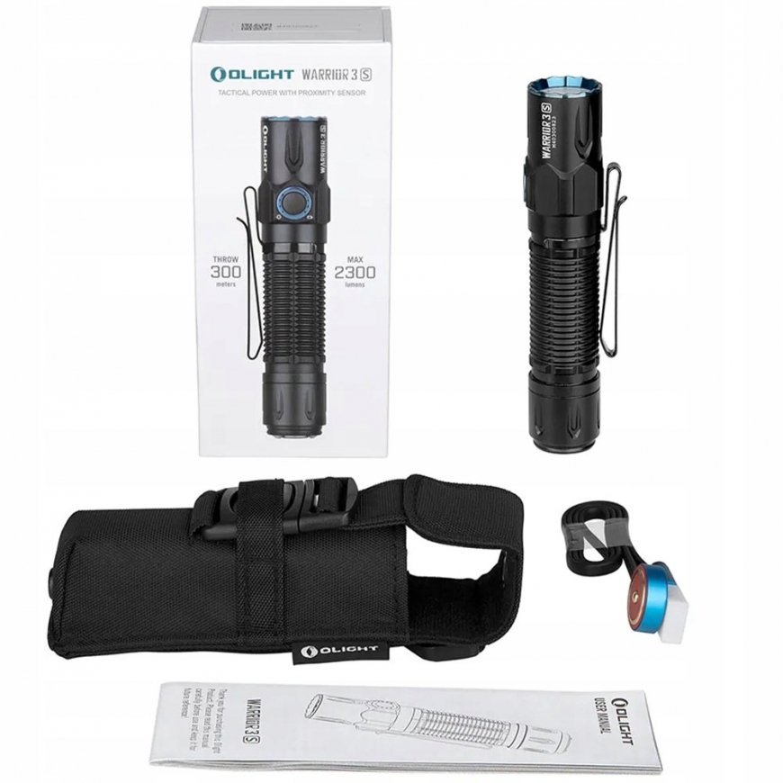 Classic LED flashlight Olight Warrior 3S 2300lm 300m – 2