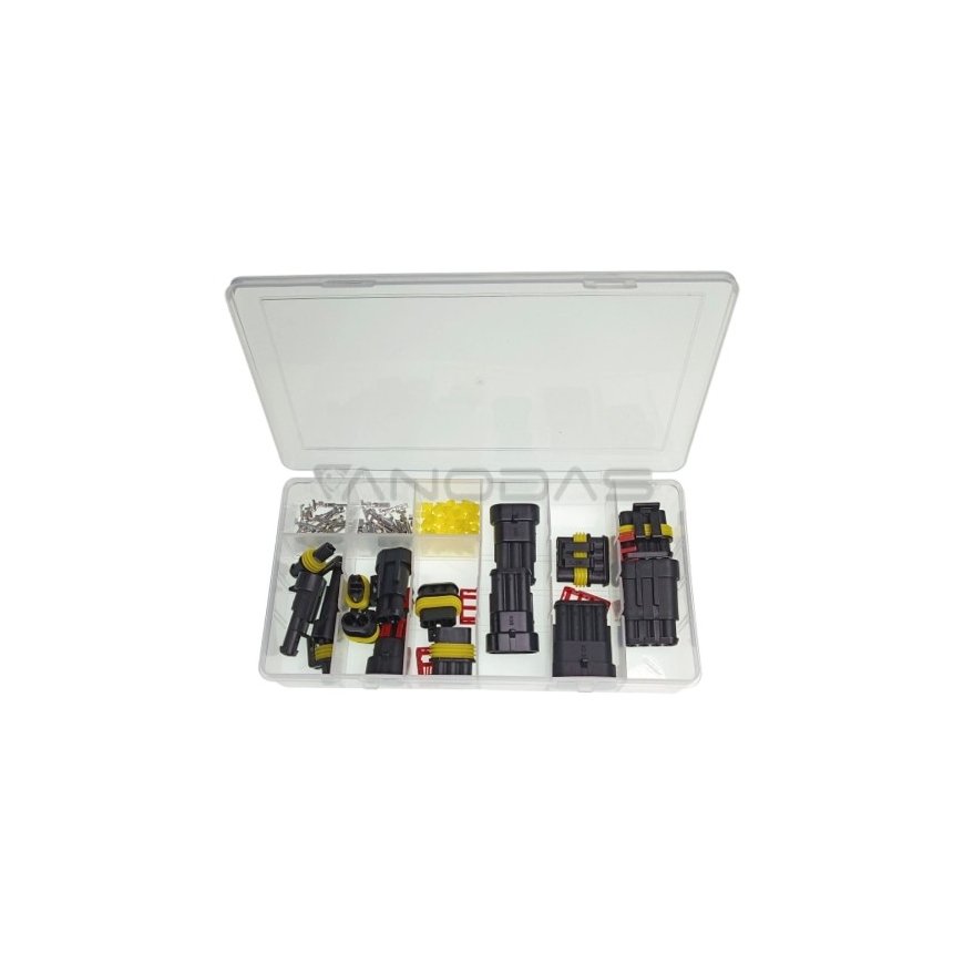 Oem Superseal 4-Pin Connector Set – Plug + Socket, 4-Pin – Waterproof Connector – Sealed – 2