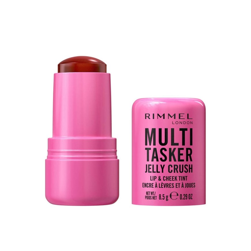 Rimmel MULTITASKER JELLY CRUSH põsepuna ja huulepulk 200-Rožinė Sublime 8.5 gr