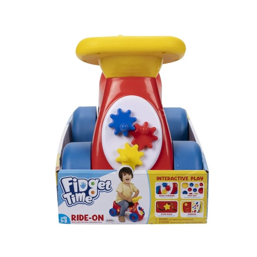Fidget Time Ride On Red Push Car – 2