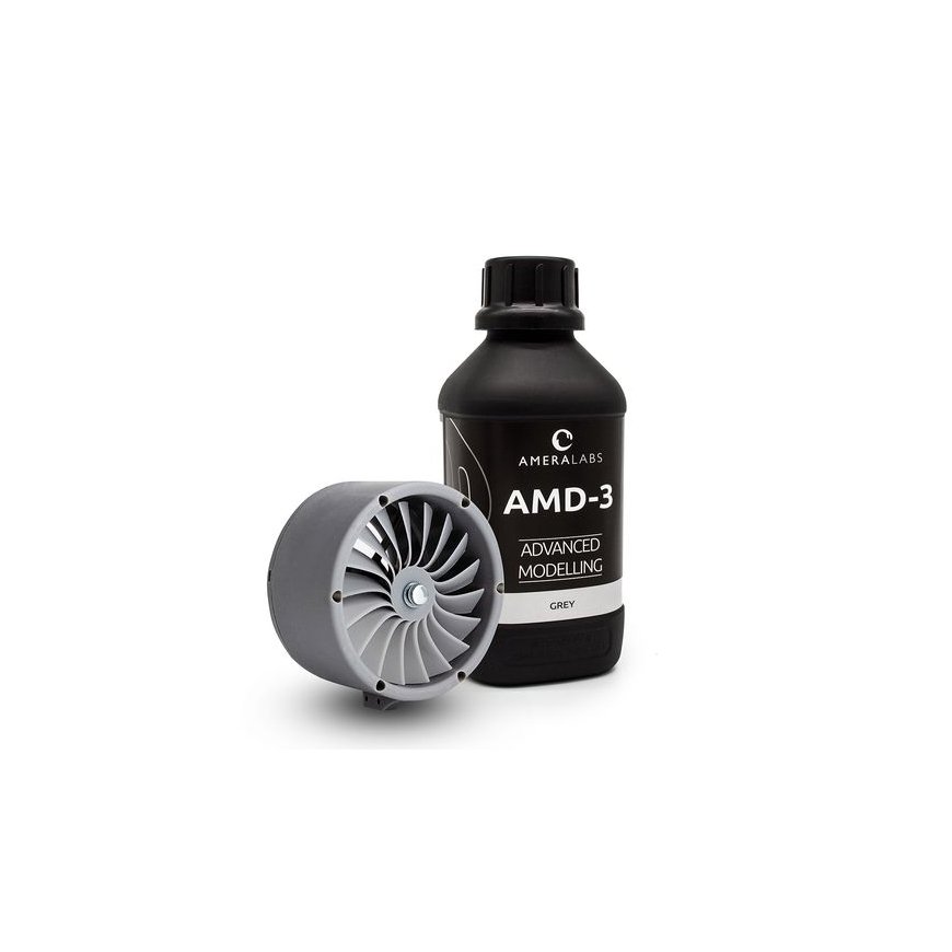 Derva 3D druka AMD-3 1L melna AMERALABS – 2