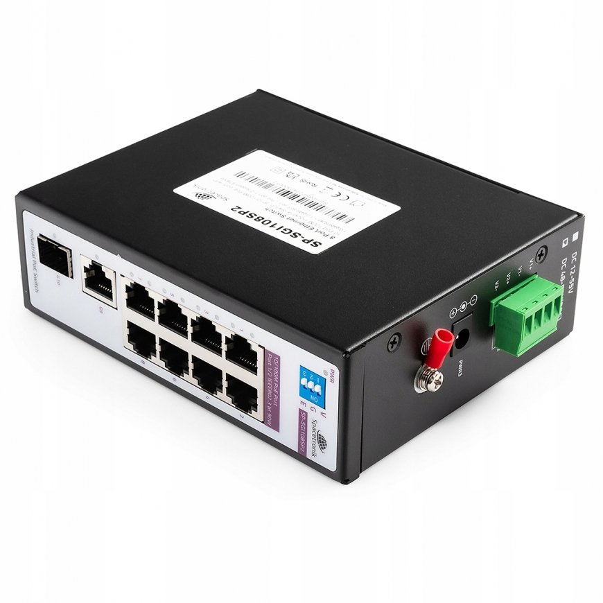 Spacetronik SWITCH 8 портов SP-SGI108SP2 Промышленный PoE SFP