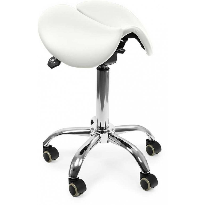 Spacetronik Ergonomiskā regulējamā augstuma taburete SELLA 3 melna
