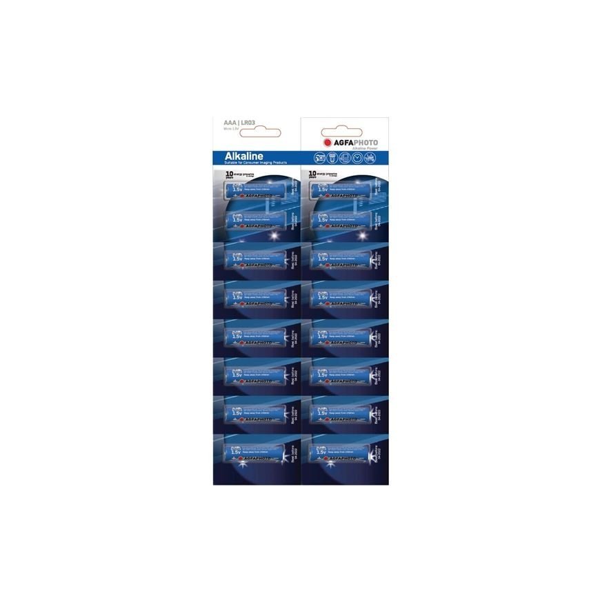 AgfaPhoto Power alkaline battery LR03/AAA, blister pack of 16 pieces – 2