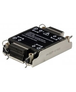 Supermicro SNK-P0077P arvuti jahutussüsteem Protsessor Kütteseade/radiaator Must, Roostevaba teras
