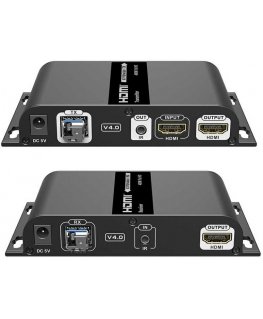Spacetronik HDMI на оптоволоконный преобразователь +IR SPH-OHIPV4 - RX