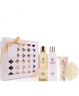 ACCENTRA SET bath ESSENCE OF BEAUTY in gift box with body scrub SALSA collection