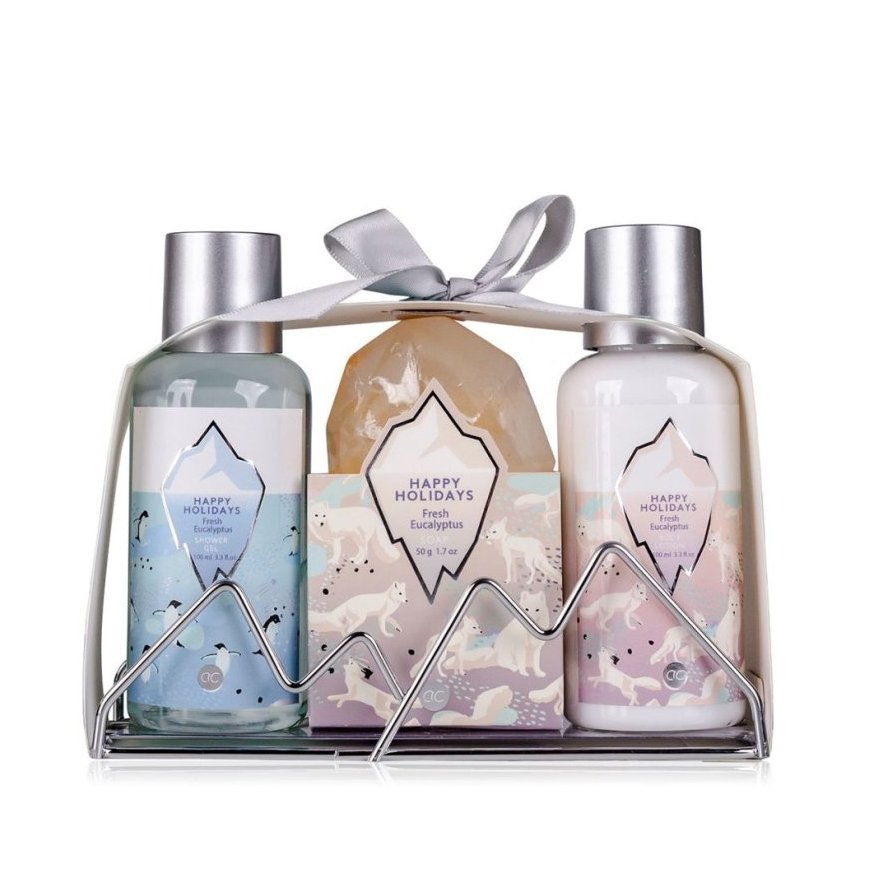 ACCENTRA SET bath ESSENCE OF BEAUTY in gift box with body scrub SALSA collection – 2