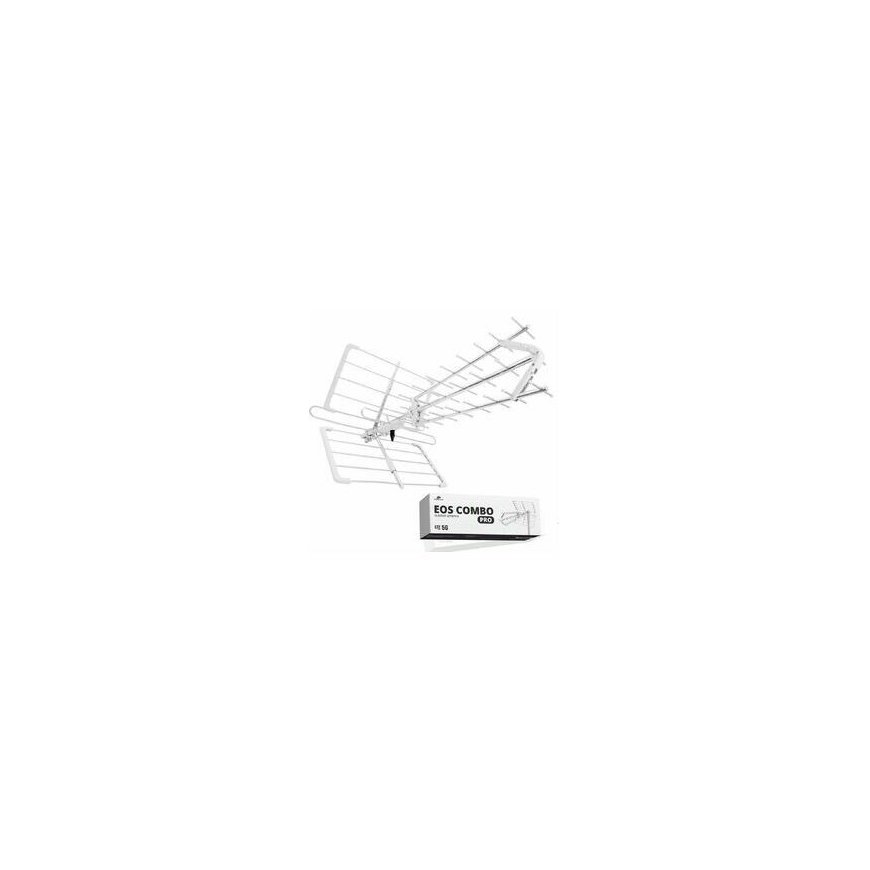 DVB-T2 antena Spacetronik EOS Combo Baltas Active
