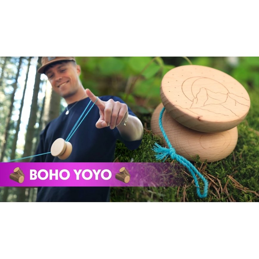 YoYoFactory YO-YO Wooden Boho для начинающих/продвинутых деревянный YO 916 – 2