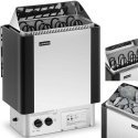 Uniprodo Electric Sauna Stove with Built-in Control 5-9 m3 up to 110C 400 V 6 kW Uniprodo Electric Sauna Stove with Built-in Control 5-9 m3 up to 110C 400 V 6 kW