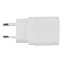 Deltaco USBC-AC158 mobiilseadme laadija Universaalne Valge Vahelduvvool Kiirlaadimine Hoonesisene Deltaco USBC-AC158 mobiilseadme laadija Universaalne Valge Vahelduvvool Kiirlaadimine Hoonesisene