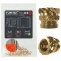 Ruthex M3 srieginis įdėklas VORON – Rx-M3x5x4 - 100 tk.
