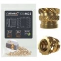 Ruthex M3 Spherical Insert VORON – Rx-M3x5x4 - 100 pcs. Ruthex M3 Spherical Insert VORON – Rx-M3x5x4 - 100 pcs.