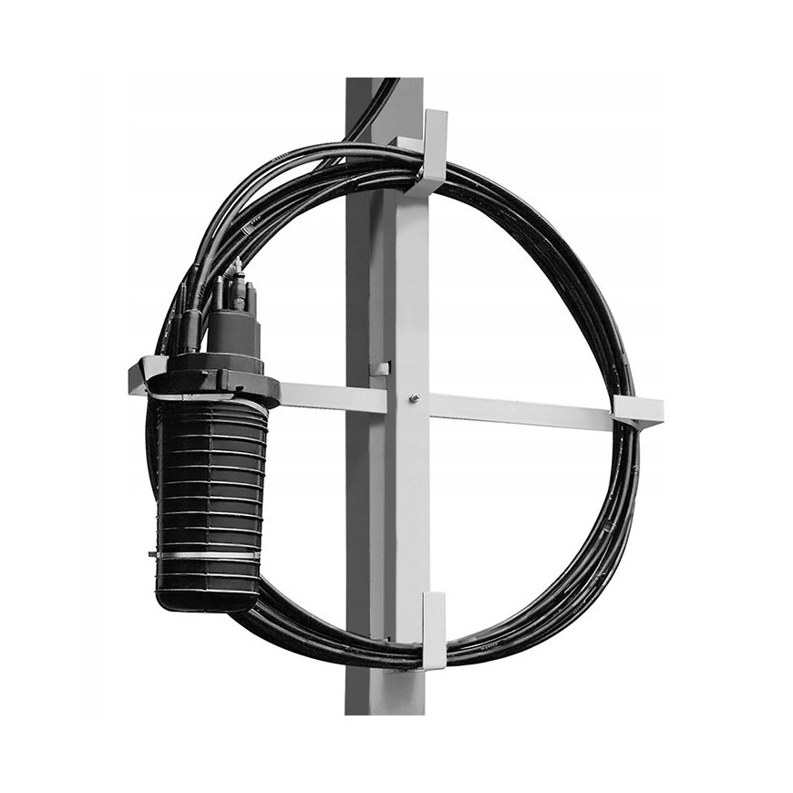Qoltec Cable Storage Rack / Organizer | max. 10" – 2