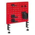 Powerton Perforated Slow, Red, Under-desk Mounting Bracket, for Gaming Powerton Perforated Slow, Red, Under-desk Mounting Bracket, for Gaming