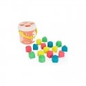 Miniland Shape Sorter - Salmon Bucket with Blocks Miniland Shape Sorter - Salmon Bucket with Blocks