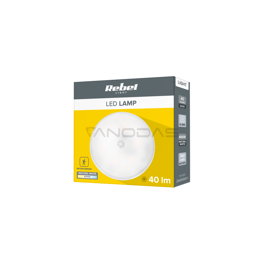 Rebel Lataava LED-yövalo magneetilla – 2